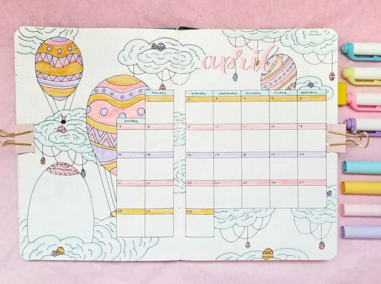 24 Monthly Bullet Journal Spreads You'll Want to Steal