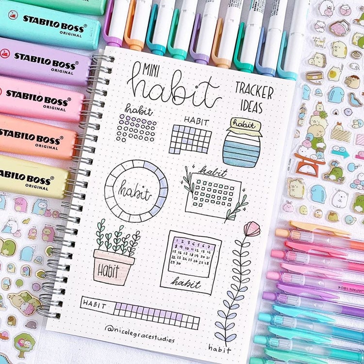 12 Best Floral Bullet Journal Spreads Perfect for Spring