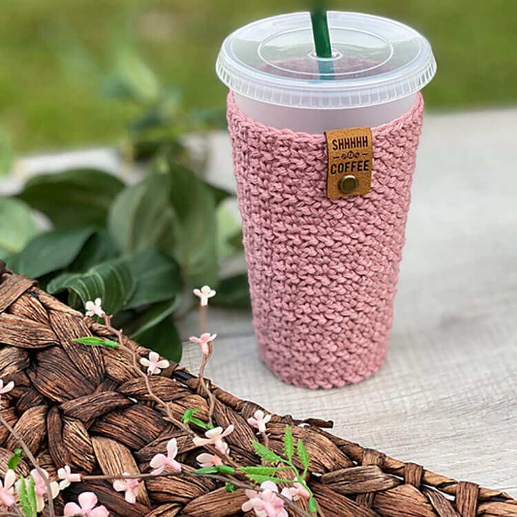 Sunshine Iced Coffee Cup Cozy