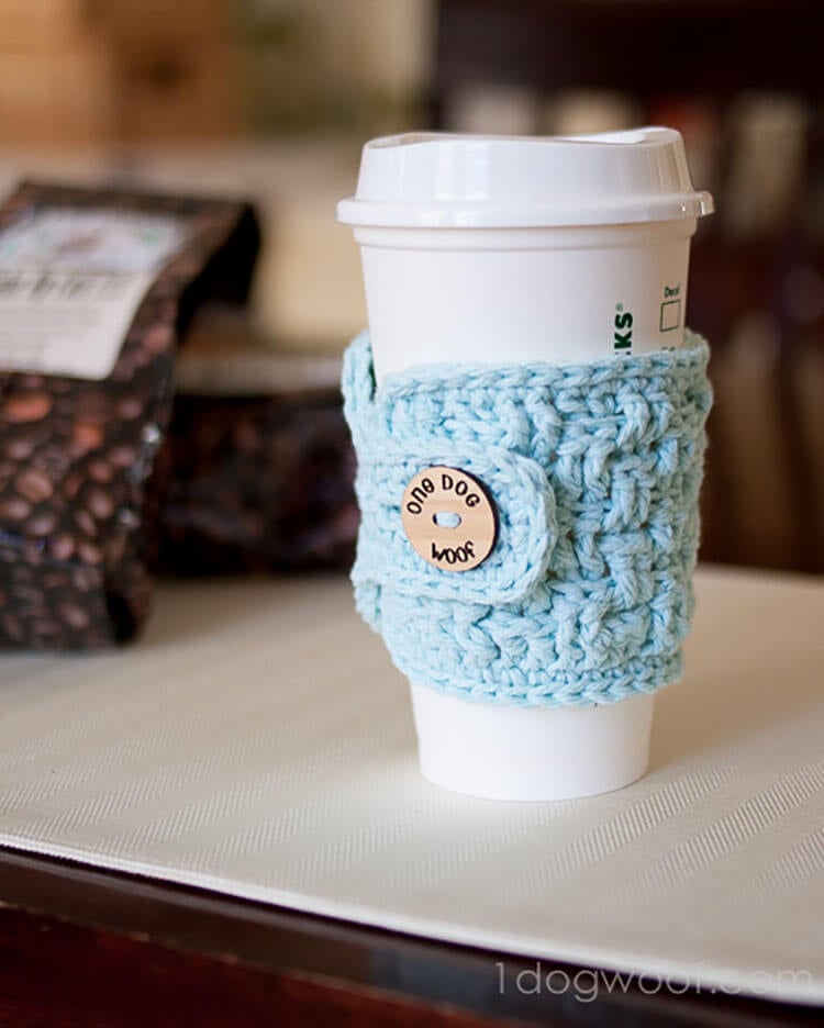 Basketweave Cup Cozy