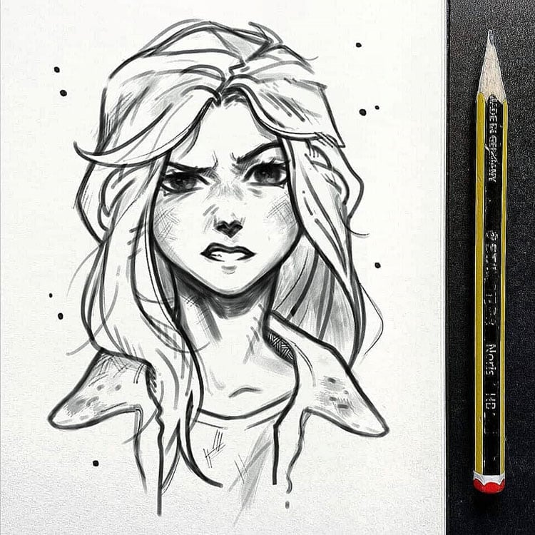 22 Cool Girl Drawing Ideas and References - Beautiful Dawn Designs