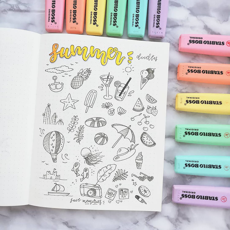 48 Bullet Journal Doodle Ideas Perfect for Beginners