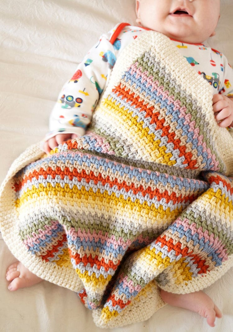 Baby Blanket Crochet Pattern How To Make at Brendon Rosenberg blog