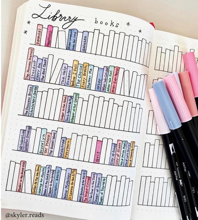 book bullet journal