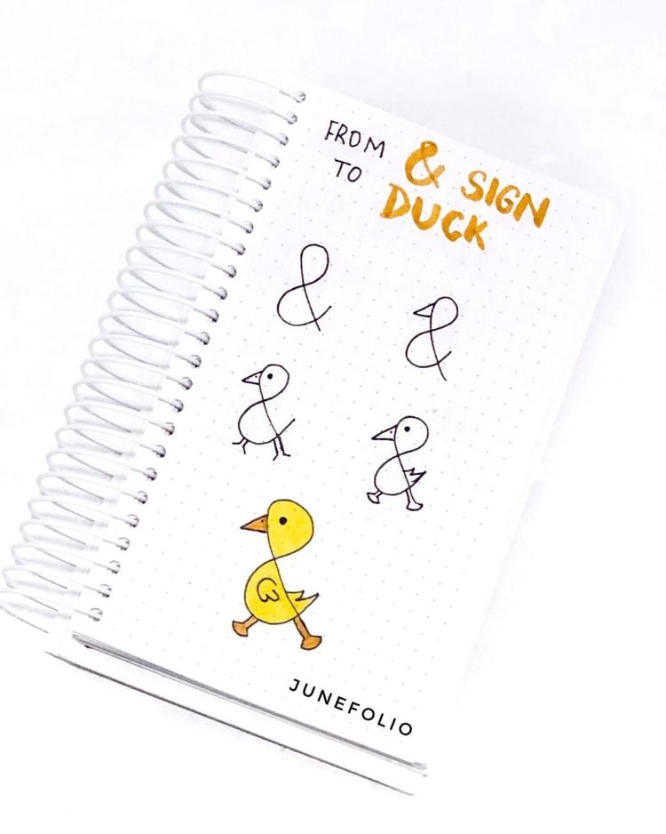 DUCK SIGN DRAWING