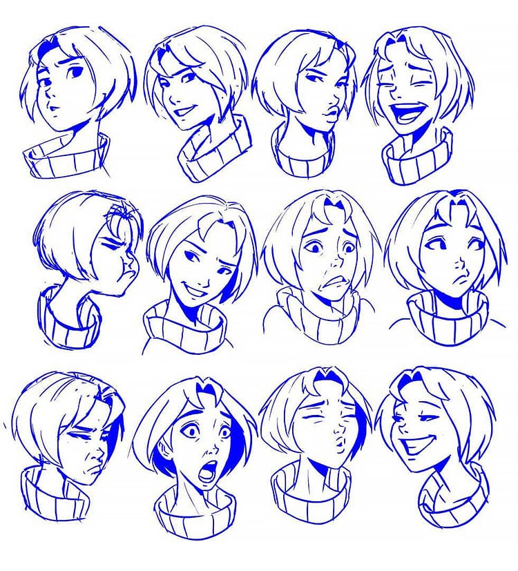 cartoon expressions