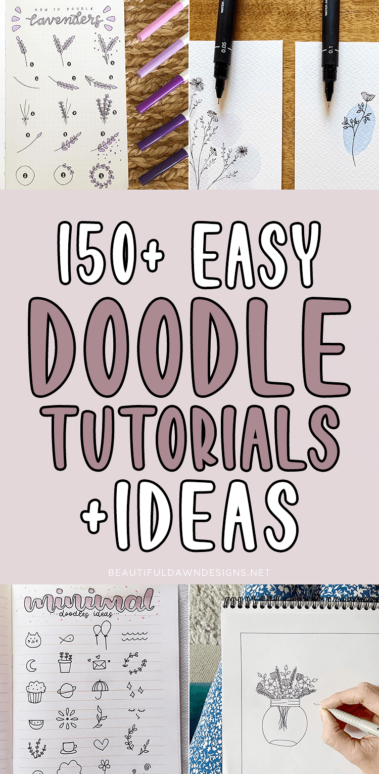 150 Easy Doodle Ideas and Tutorials for Your Bullet Journal