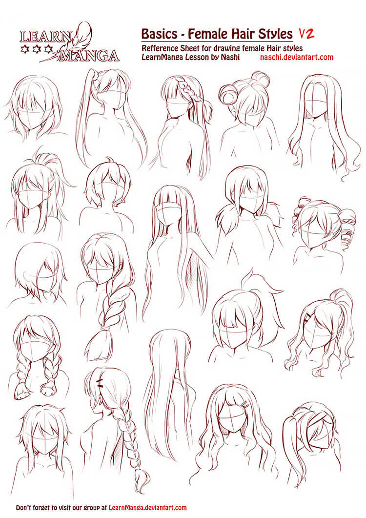 New hair drawing simple anime art Ideas  Drawings, Sketches, Anime  drawings tutorials