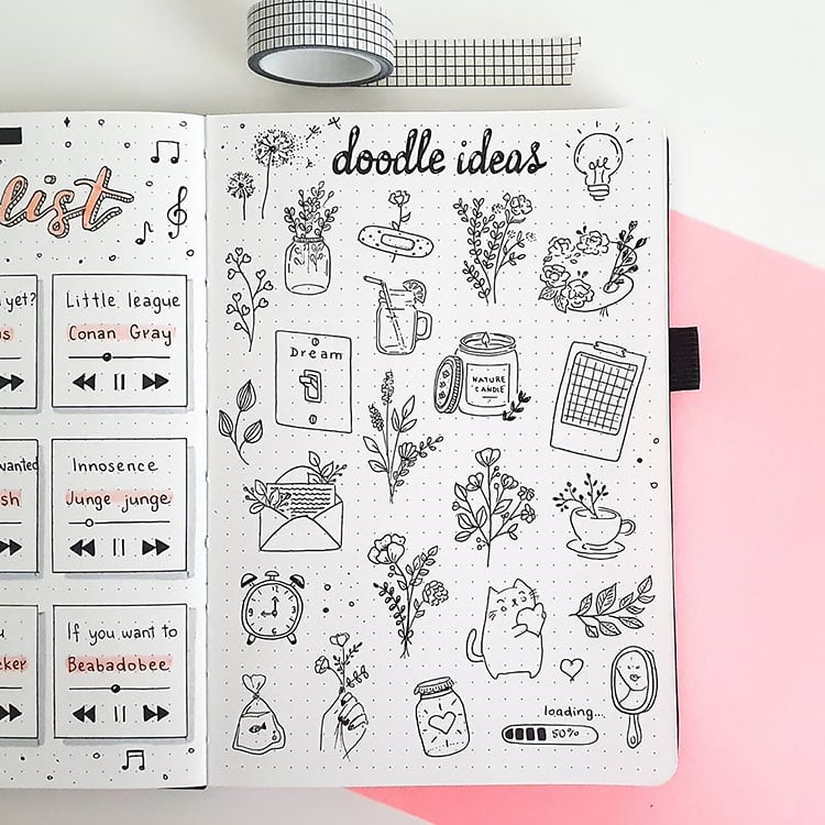 Discover Cute Easy Doodles Ideas For Your Bullet Jour - vrogue.co