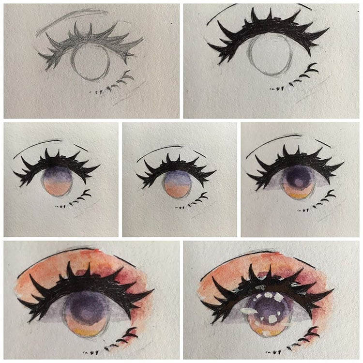 18+ Eye Drawing Tutorials and References - Beautiful Dawn Designs