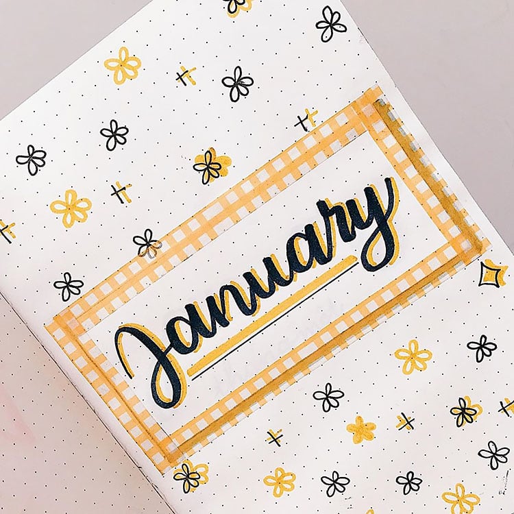 25 January Bullet Journal Ideas for 2024 25 January Bullet Journal