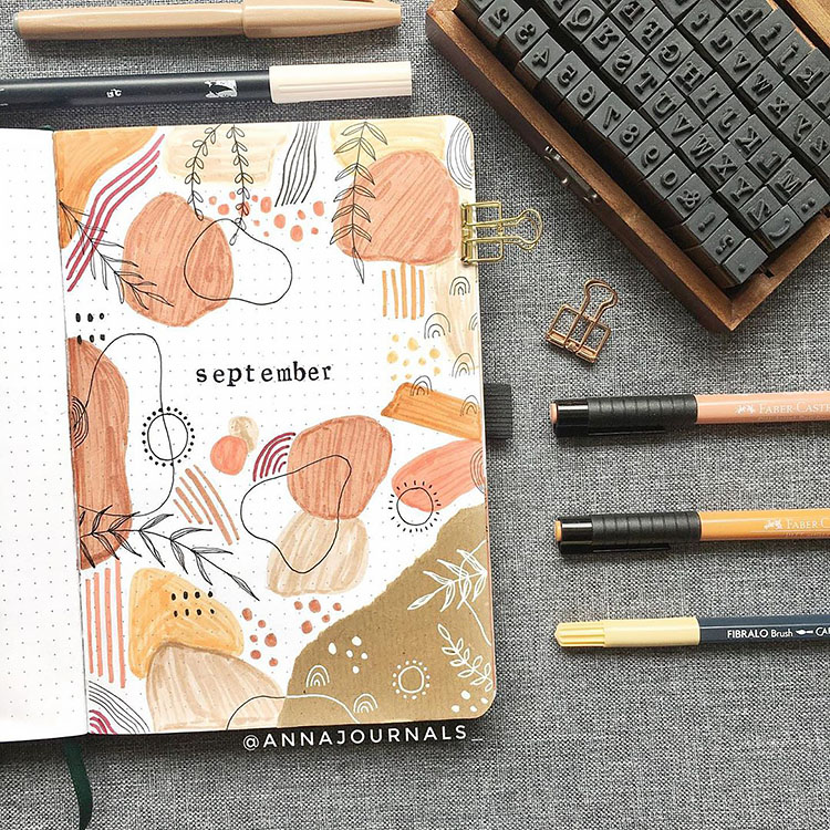 45 Monthly Bullet Journal Cover Page Ideas Beautiful Dawn Designs