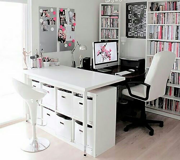 23 Cozy Home Office Ideas for Women - Beautiful Dawn Designs