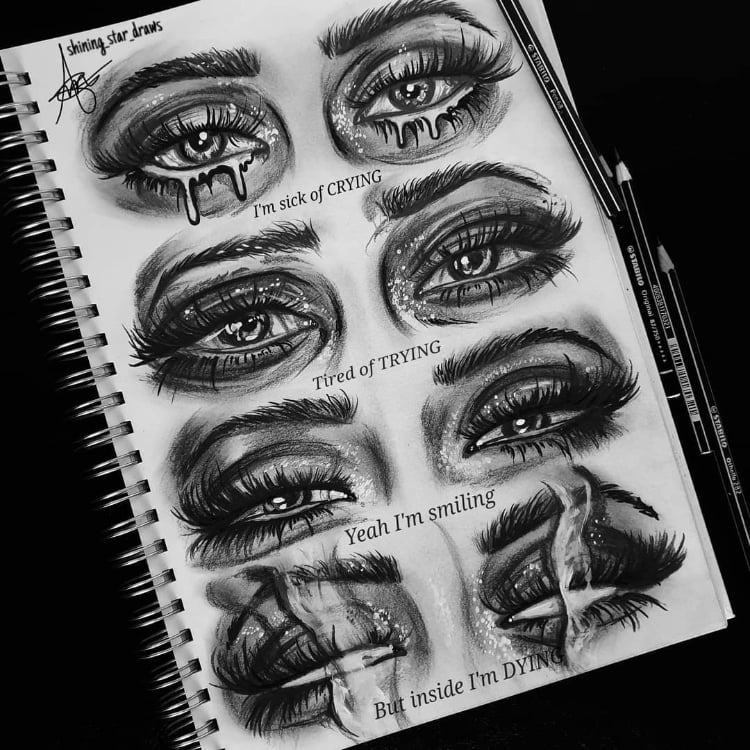 EMOTIONAL EYES DRAWING