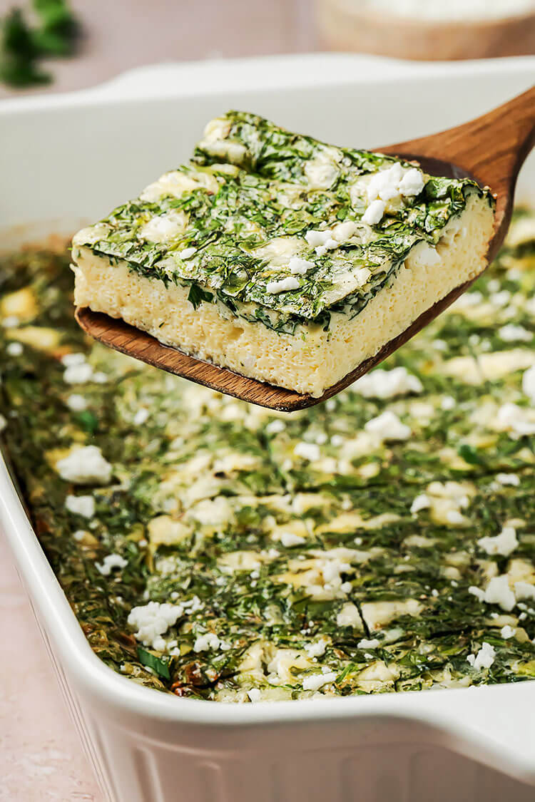 Cottage Cheese Egg Bake