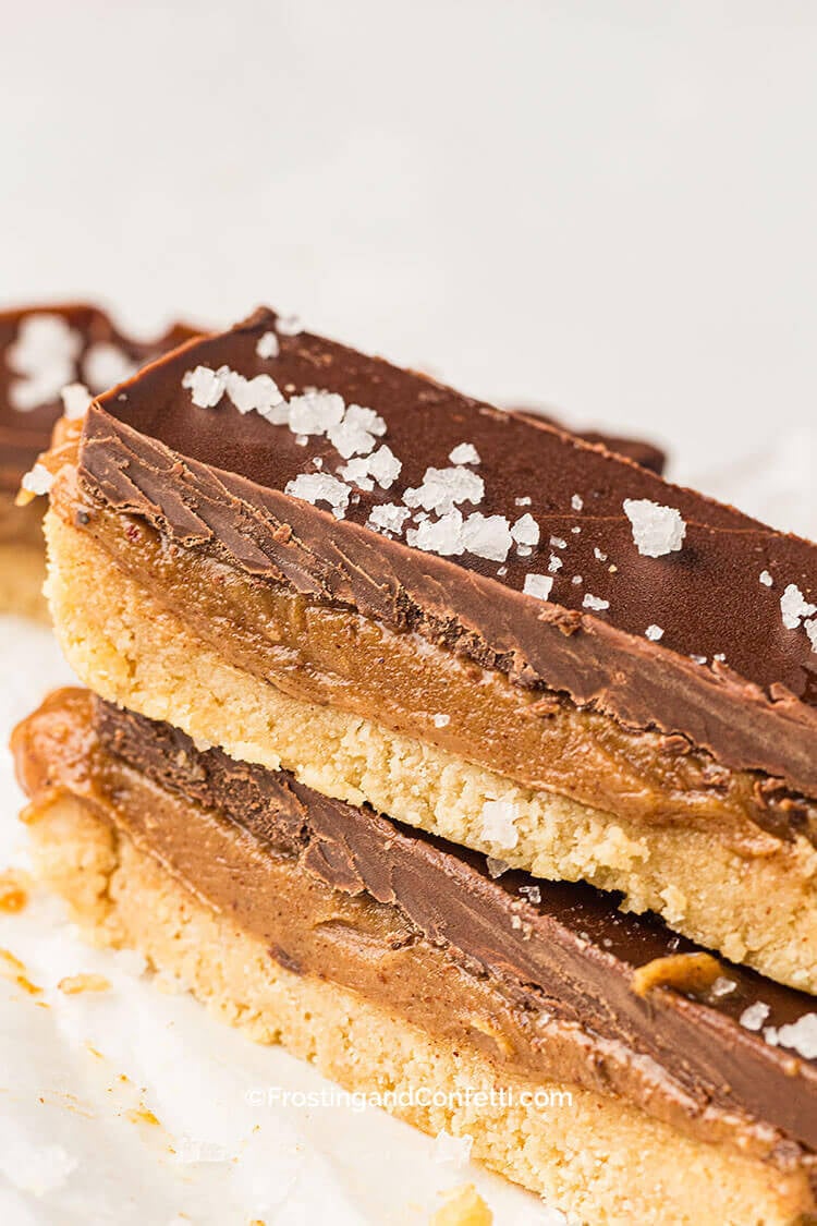 No Bake Chocolate Caramel Bars