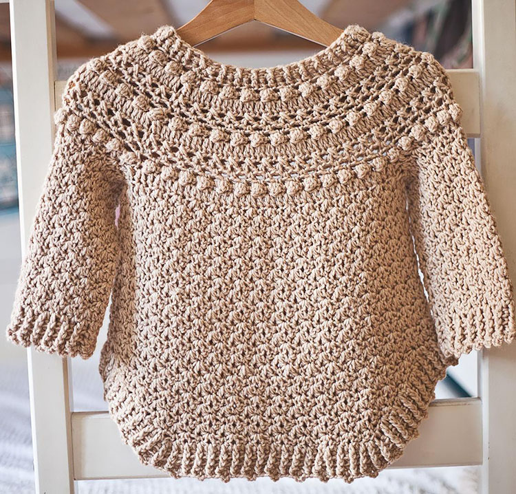 16 Trendy Crochet Sweater Patterns - Beautiful Dawn Designs