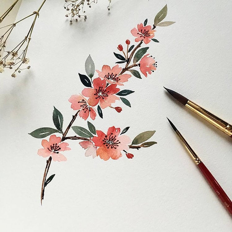 Download 15 Watercolor Flower Painting Ideas That Will Inspire You Beautiful Dawn Designs