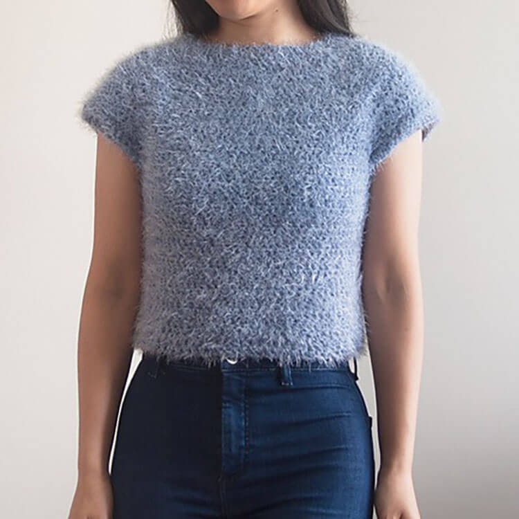 Fluffy Crop Top