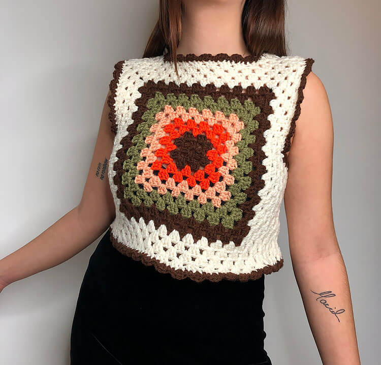 Simple crochet vest clearance pattern