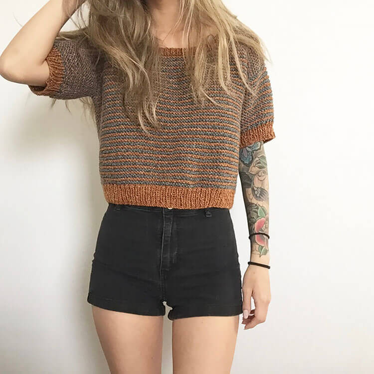 knitwear crop top