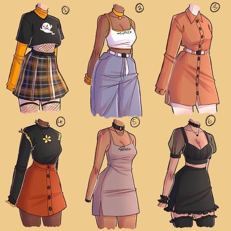 Clothing Ideas For Drawing