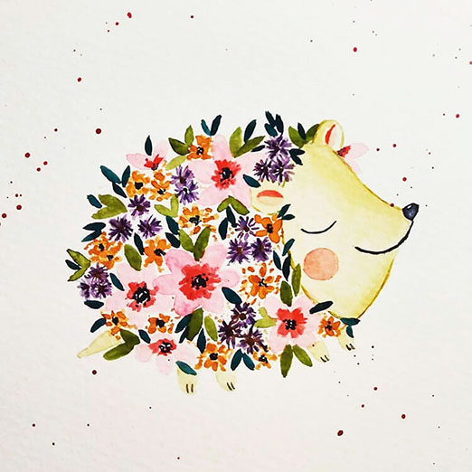 watercolor animal paintings ggnoads
