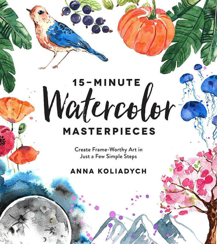 15 MINUTE WATERCOLOR MASTERPIECES BY DEARANNART