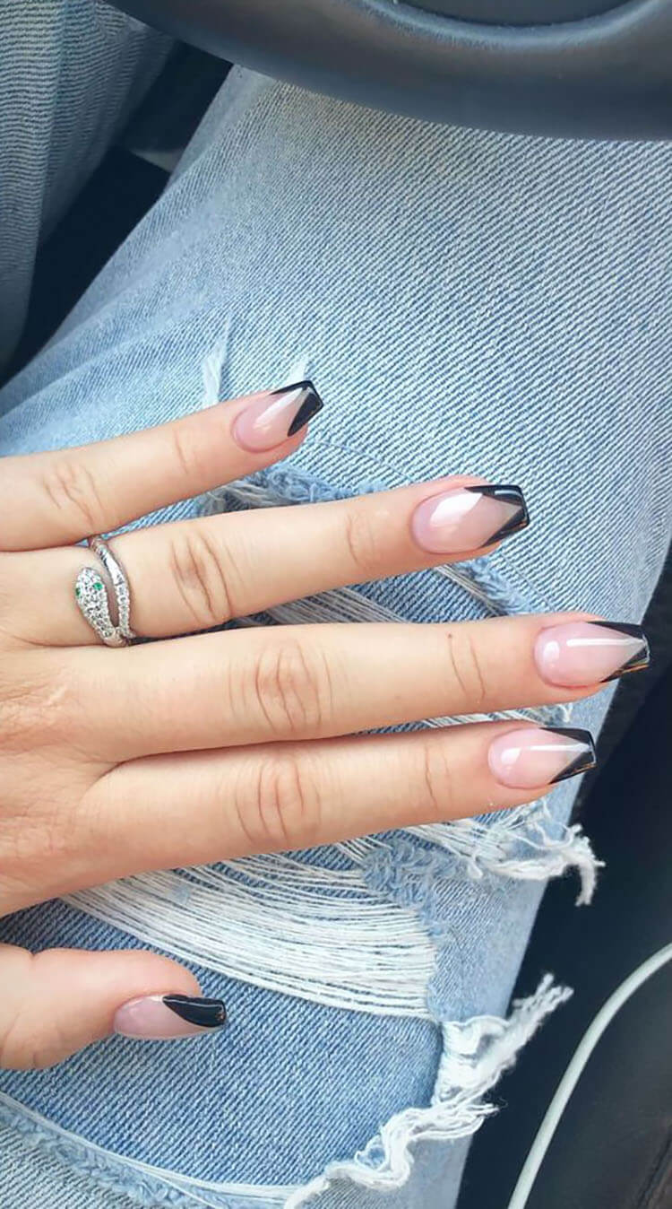 French Ombre Coffin Nails Short How to Get the Chicest Look!