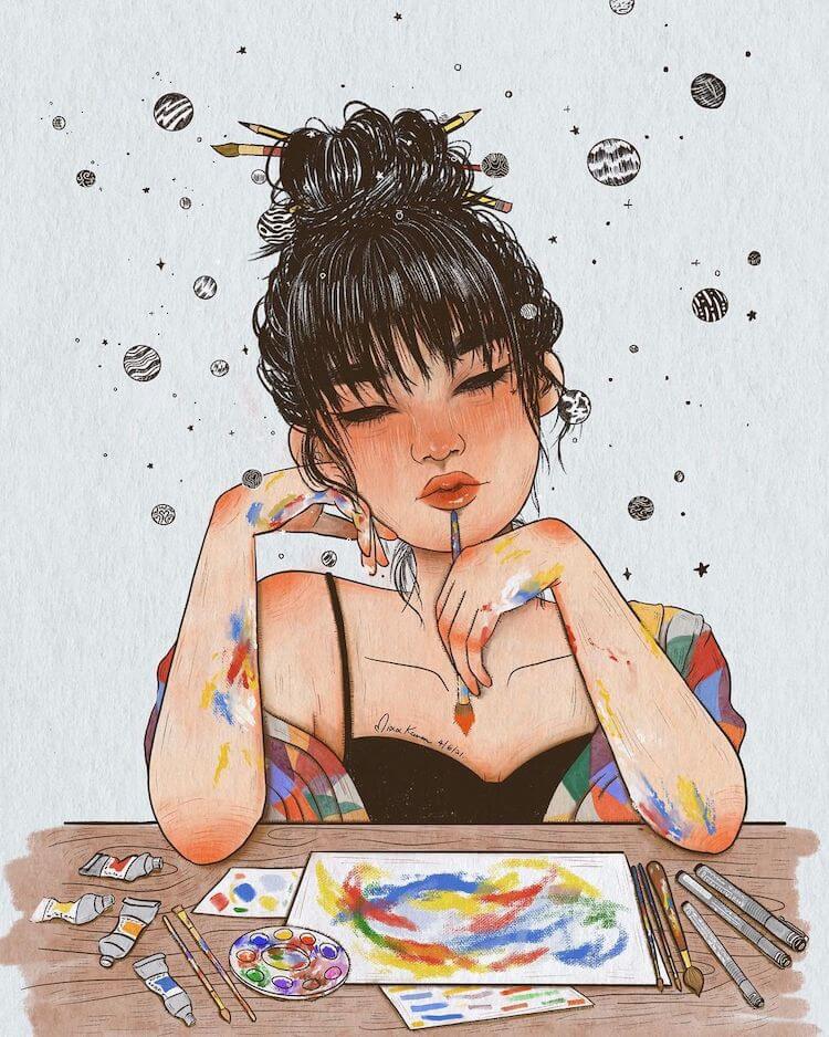 You'll Love These Aesthetic Drawings and Illustrations from Artist Mixx