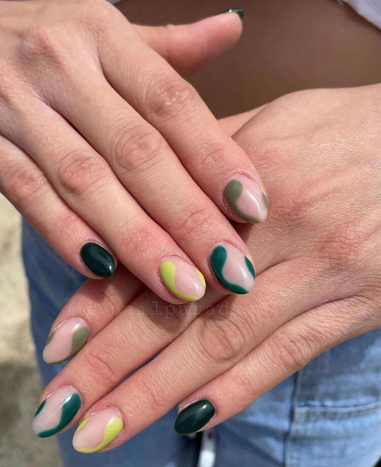 22 Green Nail Designs To Make You Feel Fresh And Renewed Beautiful Dawn Designs