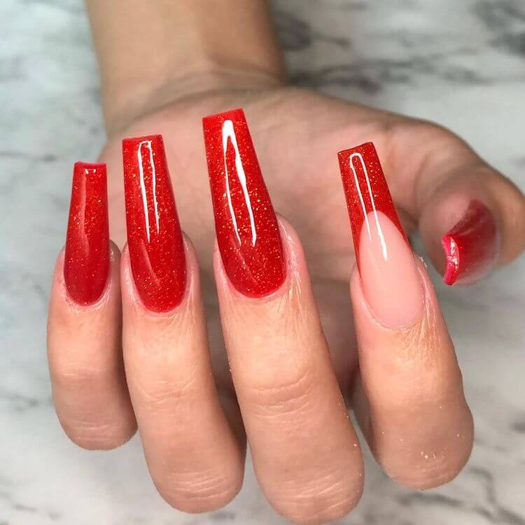 Spice Up Your Look With These Red Acrylic Nail Designs Beautiful Dawn Designs