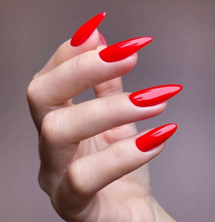 Stand Out From The Crowd With These 36 Red Hot Nail Looks Malise 1878