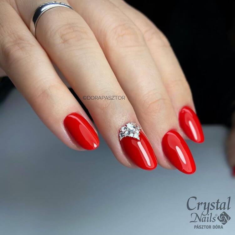 Spice Up Your Look With These Red Acrylic Nail Designs Beautiful Dawn Designs