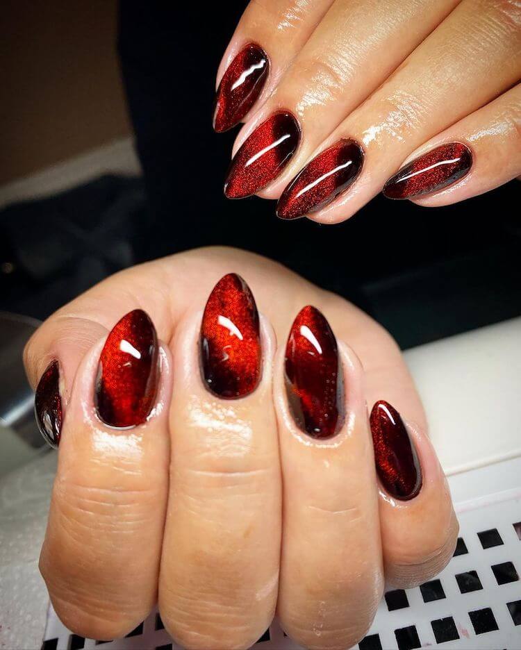 Spice Up Your Look With These Red Acrylic Nail Designs Beautiful Dawn Designs