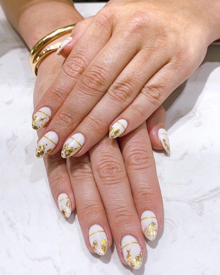 15 White and Gold Nails Perfect for Any Occasion Beautiful Dawn Designs