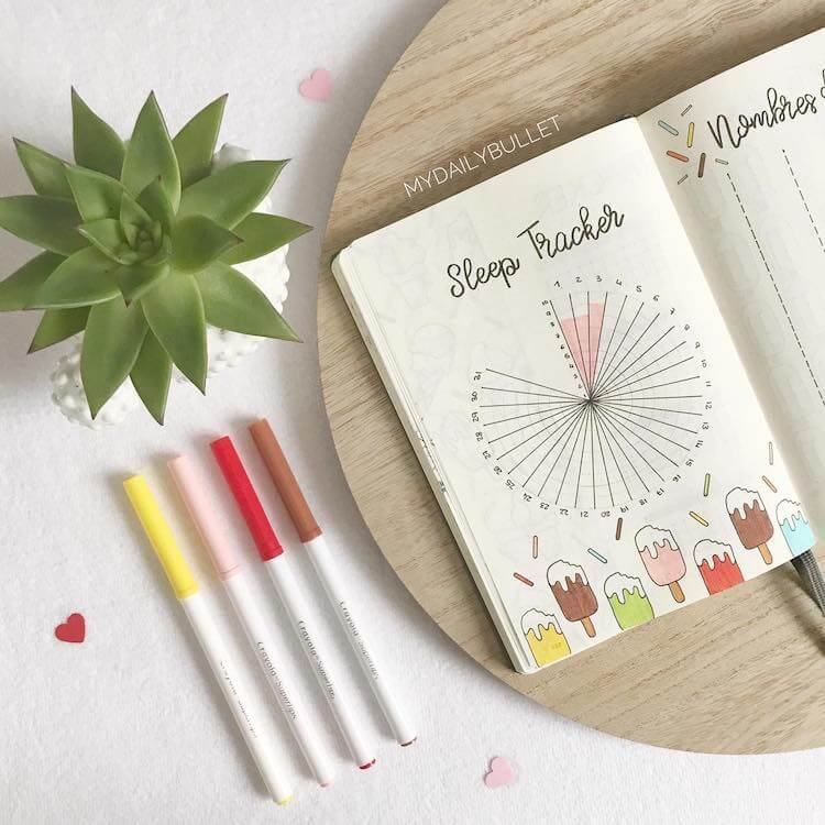 12 Sleep Tracker Ideas for Your Bullet Journal - Beautiful Dawn Designs