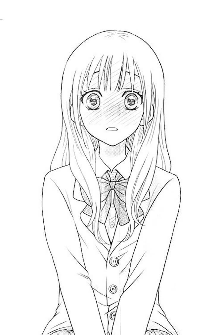 Anime Female Drawing  Anime Girl Full Body  Free Transparent PNG Clipart  Images Download