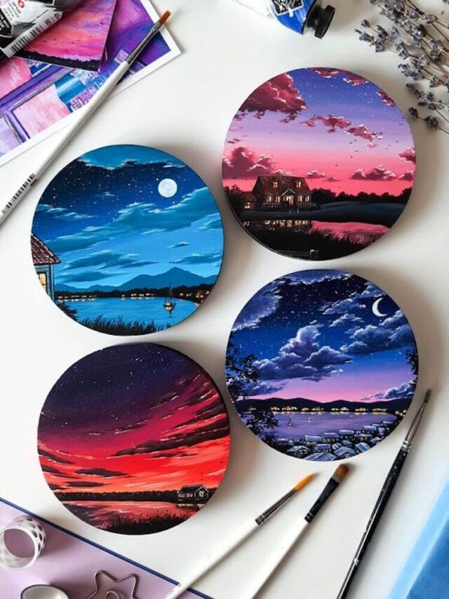 Beautiful Sunset Painting Ideas Beautiful Dawn Designs
