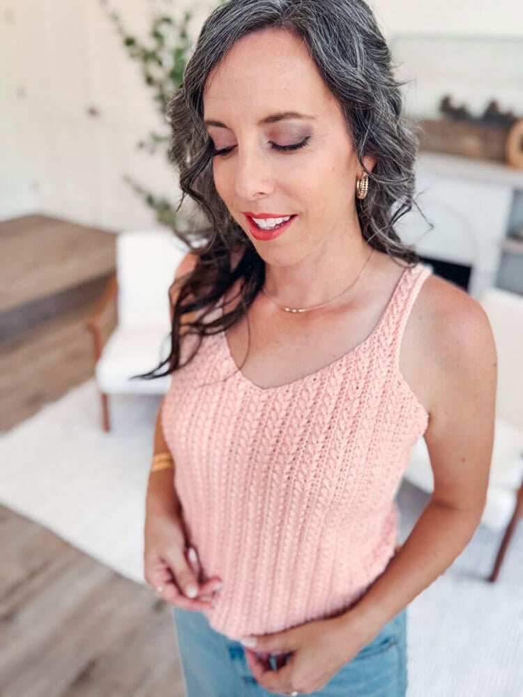 Wheat Stitch Tank Top