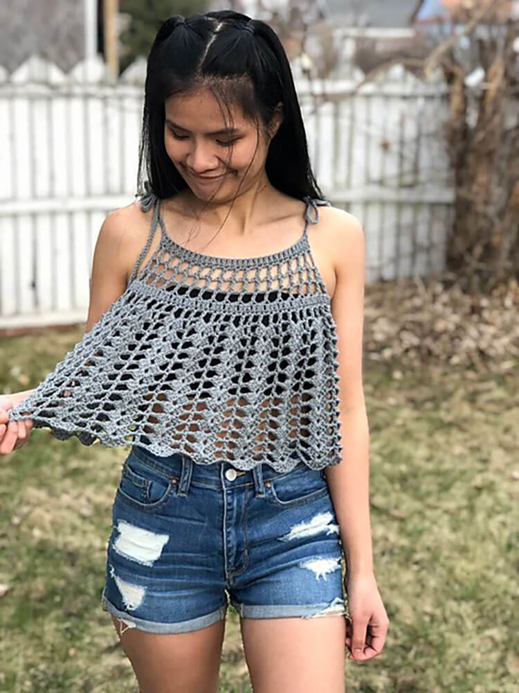 tank top shell stitch