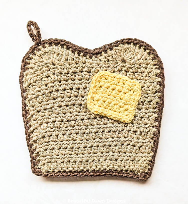 Buttered Toast Potholder