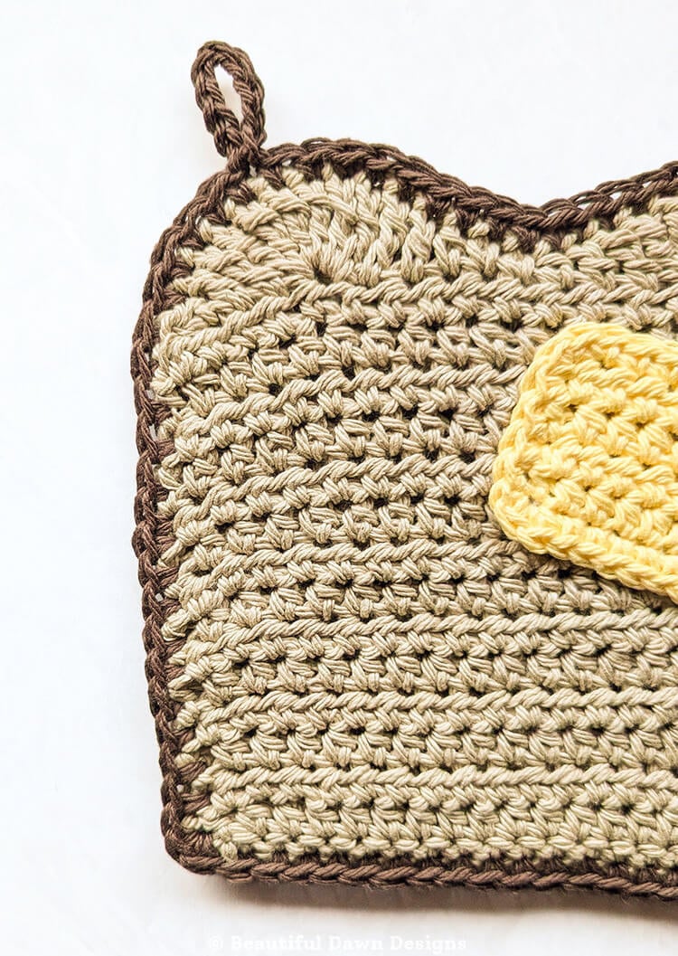Buttered Toast Potholder