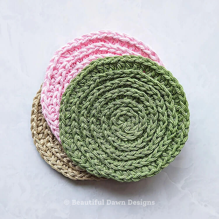 Swirl Coasters Stacked