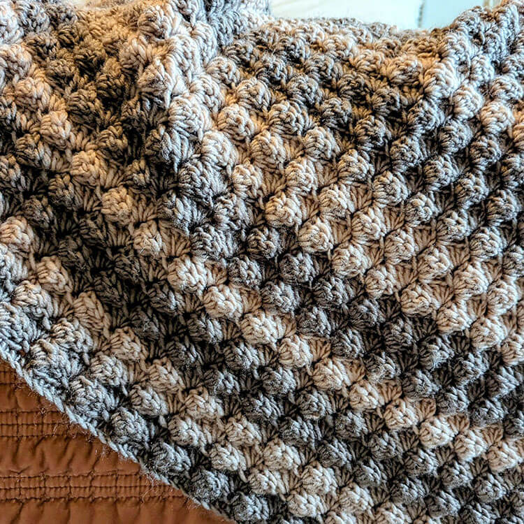 woodland crochet blanket