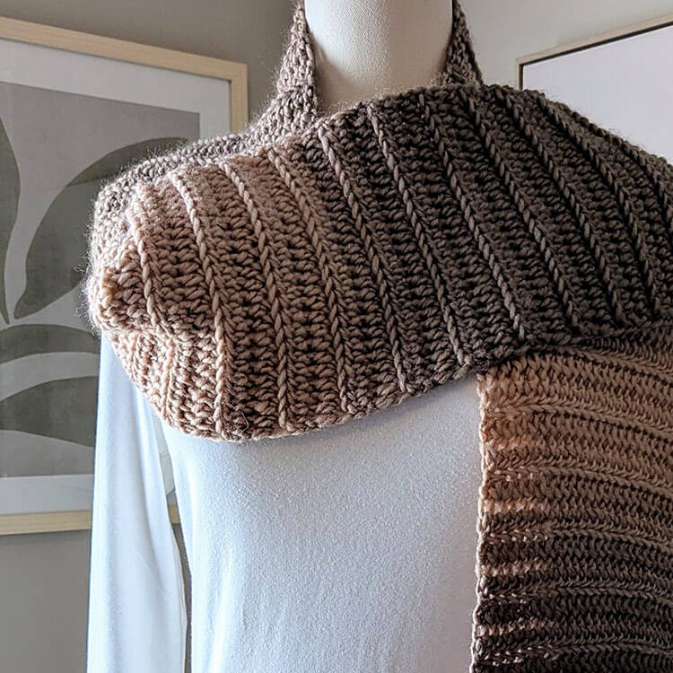Rosewood scarf free pattern