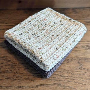 fall harvest dishcloth