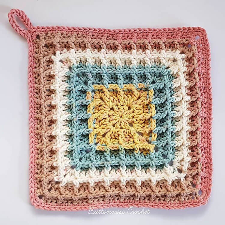 Squared Waffle Potholder