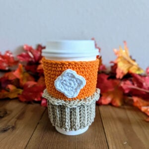 pumpkin pie cup cozy