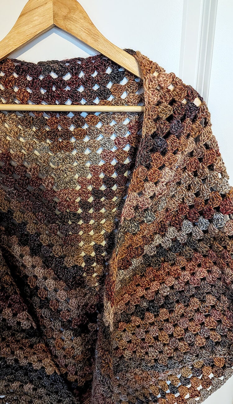 Granny Shawl on Hanger